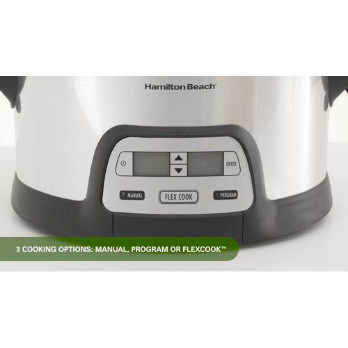 Hamilton Beach 6 Qt. Stay or Go Programmable FlexCook Slow Cooker
